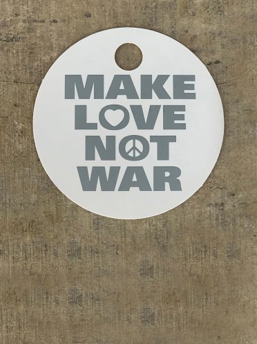 Runde Kort - Hvid/Sølv