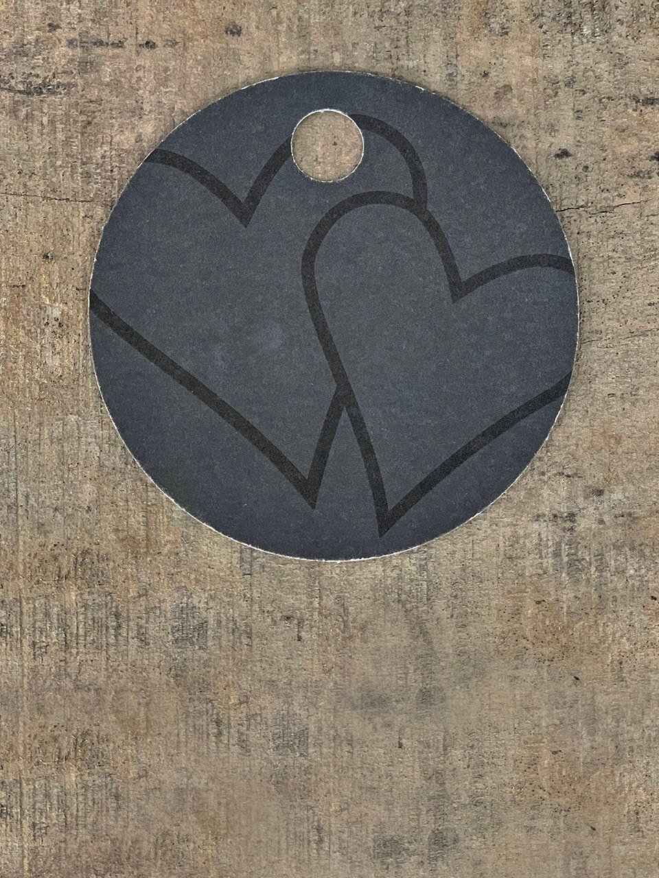 Runde Kort - Sort/Hvid - A2 Living ApS