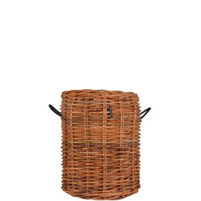 Mega Rund Rattankurv (inkl. pose)