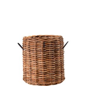 Mammut Low Rund Rattankurv (inkl. pose)