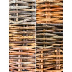 Magnum Low Rund Rattankurv (inkl. pose)