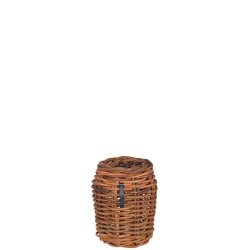 Rund Rattankurv (st m. 3 stk. / 3 str.) - inkl. poser