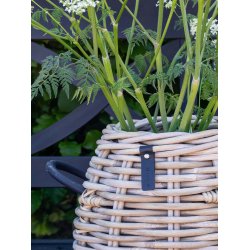 Mini "Pre" Rund Rattankurv - Kubu (inkl. pose)