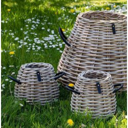 Mini "Pre" Rund Rattankurv - Kubu (inkl. pose)