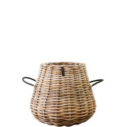 Mega "Pre" Rund Rattankurv - Kubu (inkl. pose)