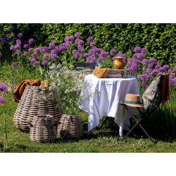 Mega "Pre" Rund Rattankurv - Kubu (inkl. pose)