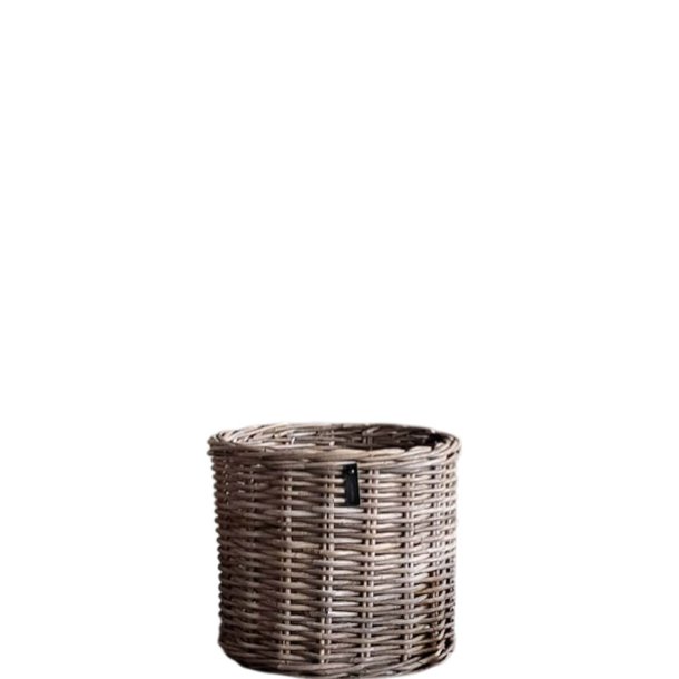 Maxi Low Rund Rattankurv - Kubu (inkl. pose)