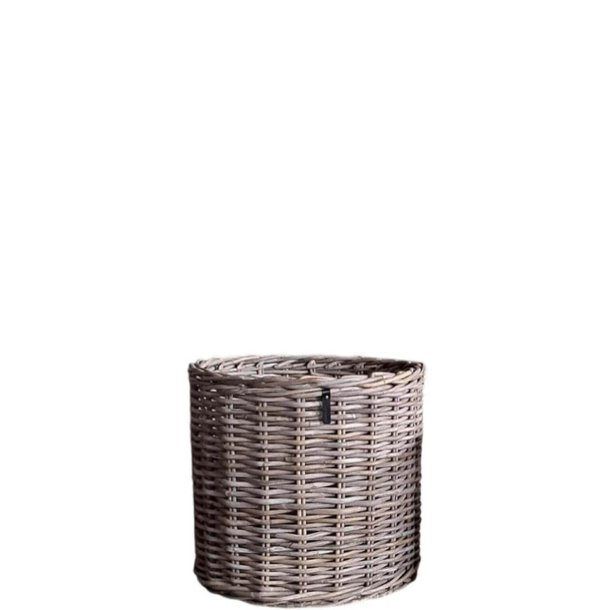 Maxi XL Low Rund Rattankurv - Kubu (inkl. pose)