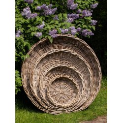 Mega Rund Rattanbakke - Kubu