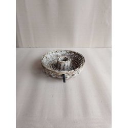 Mini Rund Rattanbakke (m. &Oslash;10 hul) - Kubu