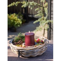 Mini Rund Rattanbakke (m. &Oslash;10 hul) - Kubu