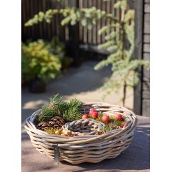 Mini Rund Rattanbakke (m. &Oslash;10 hul) - Kubu