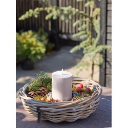 Mini Rund Rattanbakke (m. &Oslash;10 hul) - Kubu