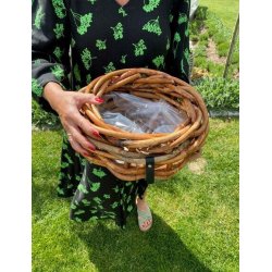 Mini Rund Rattanbowle (inkl. pose)