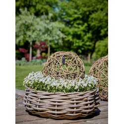 Mega Rund Rattanbowle (inkl. pose)