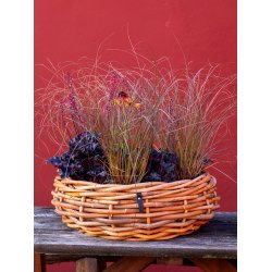 Mega Rund Rattanbowle (inkl. pose)