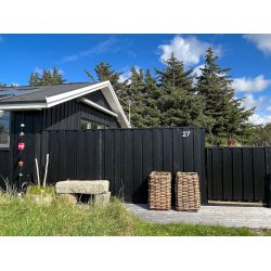 Maxi Firkantet Rattankurv (inkl. pose)