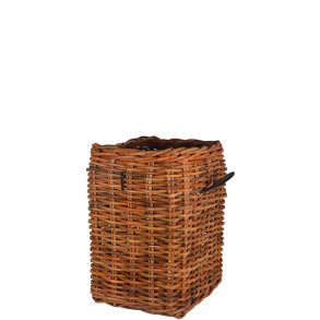 Mega Firkantet Rattankurv (inkl. pose)