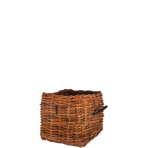 Mega Low Firkantet Rattankurv (inkl. pose)