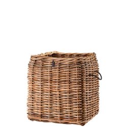 Mammut Low Firkantet Rattankurv (inkl. pose)