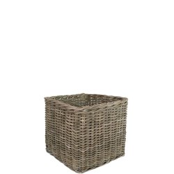 Maxi XL Low Firkantet Rattankurv - Kubu (inkl. pose)