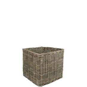 Maxi XL Low Firkantet Rattankurv - Kubu (inkl. pose)