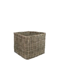 Mega Low Firkantet Rattankurv - Kubu (inkl. pose)