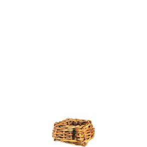 Mini Firkantet Rattanbowle (inkl. pose)