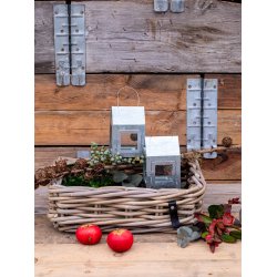 Mini Firkantet Rattanbakke - Kubu