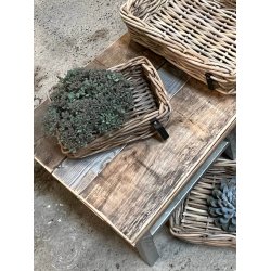 Mini Firkantet Rattanbakke - Kubu