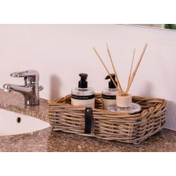 Mini Firkantet Rattanbakke - Kubu