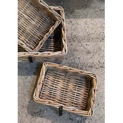 Mini Firkantet Rattanbakke - Kubu