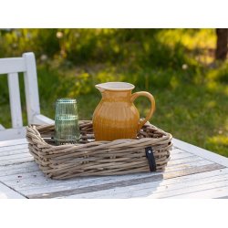 Midi Firkantet Rattanbakke - Kubu