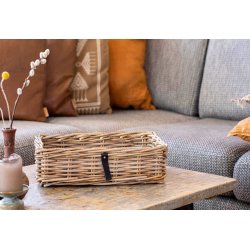 Midi Firkantet Rattanbakke - Kubu