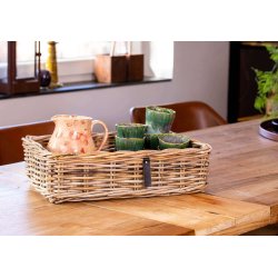 Midi Firkantet Rattanbakke - Kubu