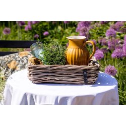 Maxi Firkantet Rattanbakke - Kubu