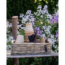 Maxi Firkantet Rattanbakke - Kubu