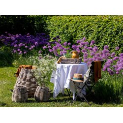 Maxi Firkantet Rattanbakke - Kubu