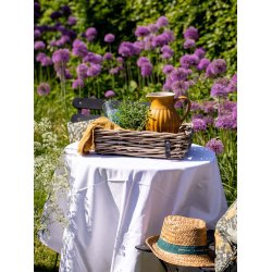 Maxi Firkantet Rattanbakke - Kubu