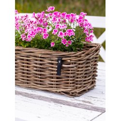 Aflang Rattanbakke - Kubu (st m. 3 stk. / 3 str.)