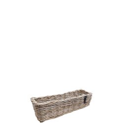 Aflang Rattanbakke - Kubu (st m. 3 stk. / 3 str.)