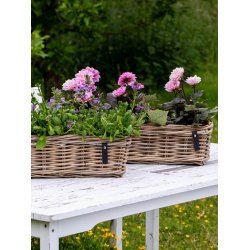 Mini Oblong Rattan Tray - Kubu