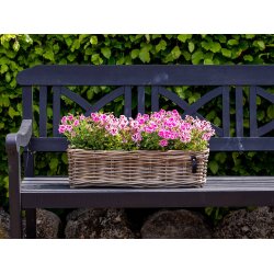 Midi Aflang Rattanbakke - Kubu