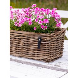 Midi Aflang Rattanbakke - Kubu