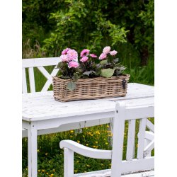 Midi Aflang Rattanbakke - Kubu