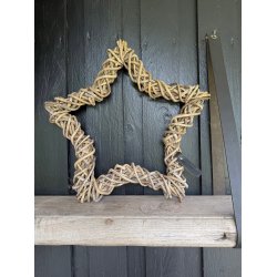 Mini Rattan Dekorationsstjerne - Kubu