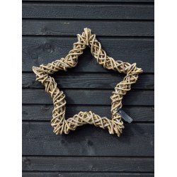 Mini Rattan Dekorationsstjerne - Kubu