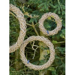 Rattan Dekorationskrans - Kubu (s�t m. 2 stk. / 2 str.)