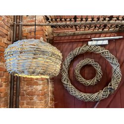 Mini Rattan Dekorationskrans - Kubu