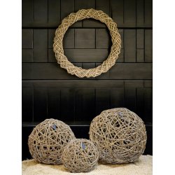 Maxi Rattan Dekorationskrans - Kubu